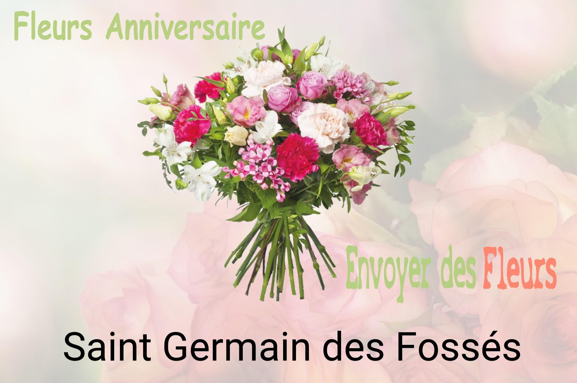 Bouquet de fleurs d’anniversaire livré à Saint-Germain-des-Fossés