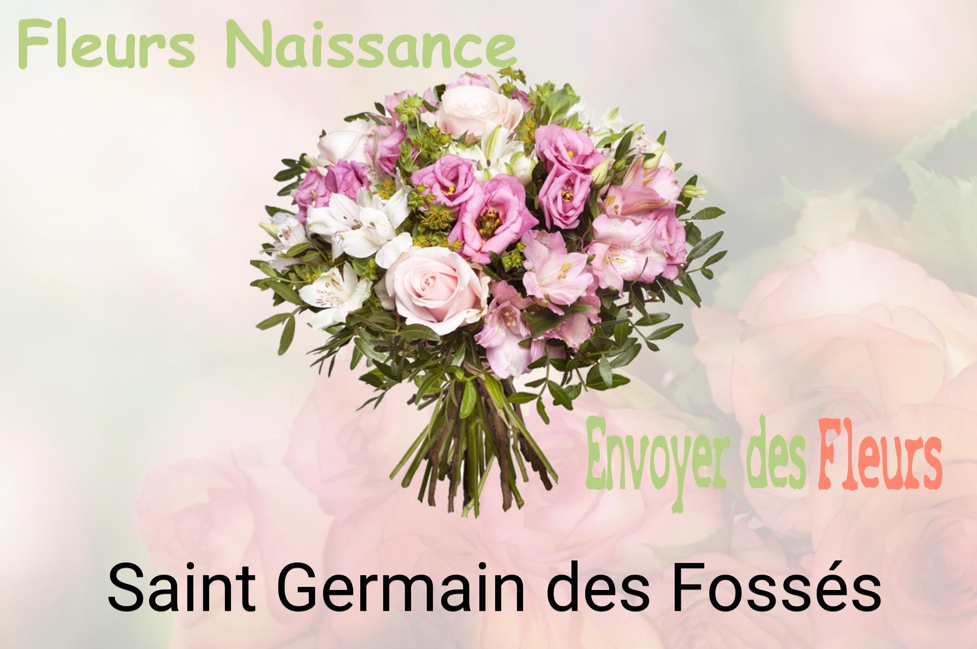 Bouquet de fleurs de naissance livré à Saint-Germain-des-Fossés