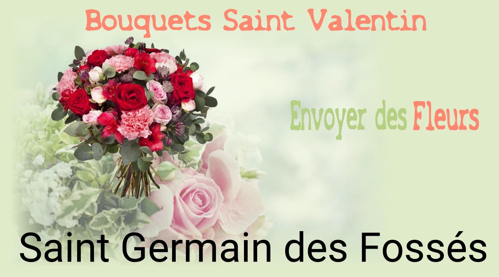 Roses de Saint-Valentin livrées à Saint-Germain-des-Fossés